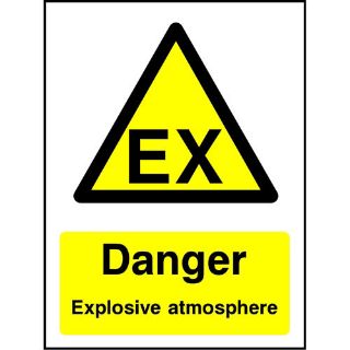 Picture of "Danger Explosive Atmoshere" Sign 