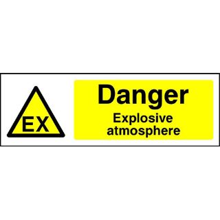 Picture of "Danger Explosive Atmosphere" Sign 