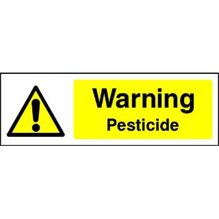 Picture of "Warning Pesticide" Sign 