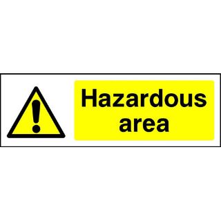 Picture of "Hazardous Area" Sign 