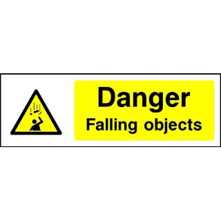 Picture of "Danger Falling Objects" Sign