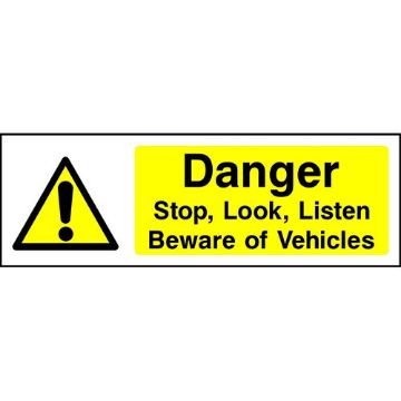 KPCM | Stop, Look, Listen Signs