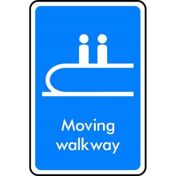 Picture of "Moving Walkway" Sign 