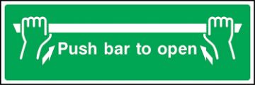 Picture of Push bar to open emergency door 