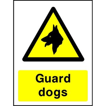 Picture of "Warning Guard Dogs" Sign