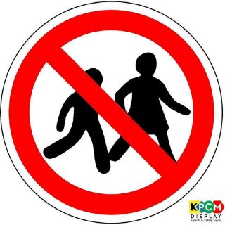 Picture of International No Children Allowed Symbol