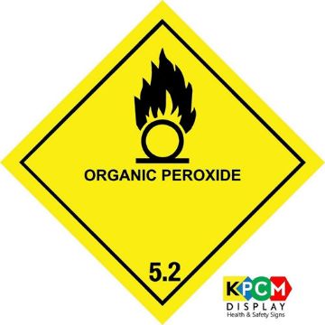 Picture of Dangerous Substance Labels Organic Peroxide 5.2 Safety Sign
